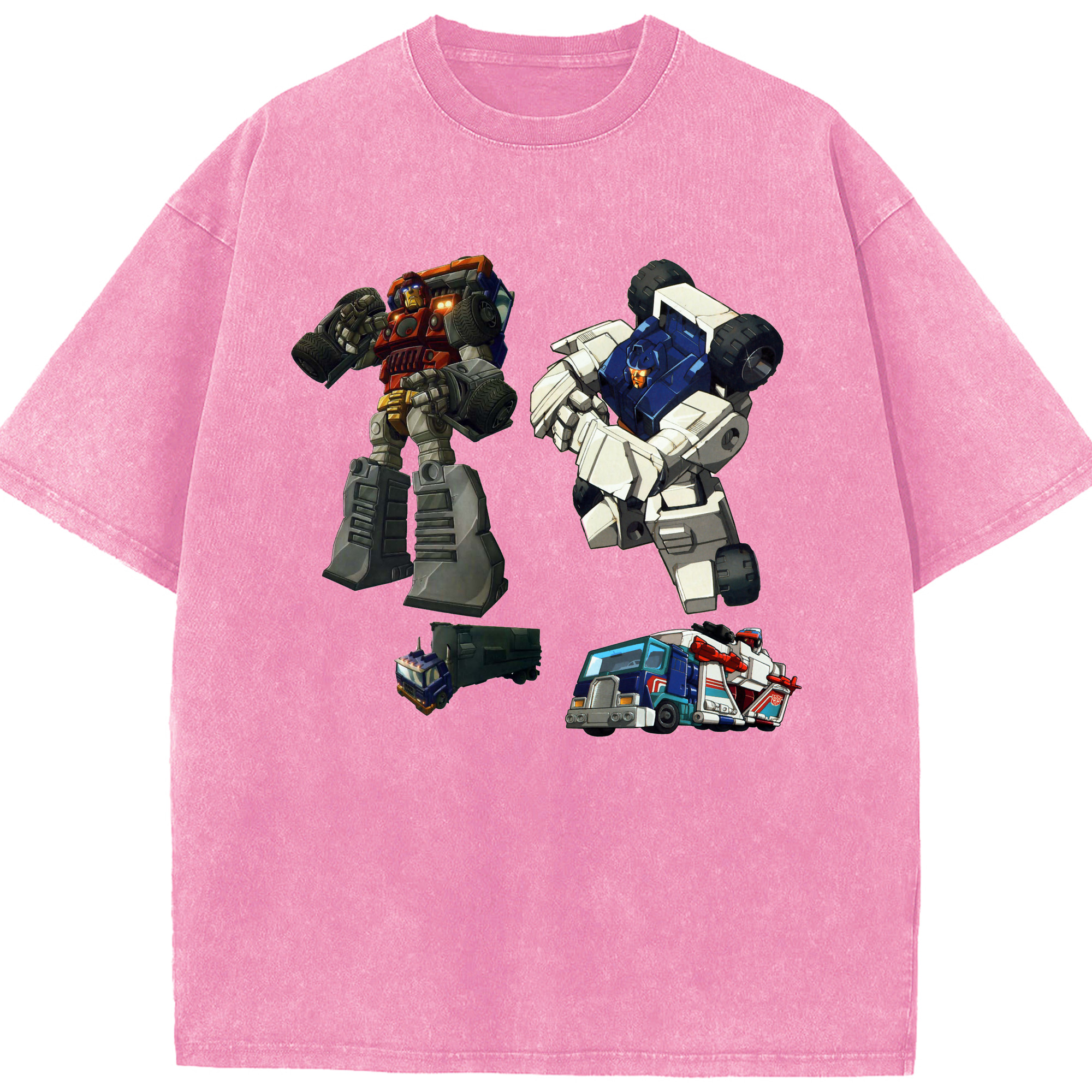 （画像用）  綿100% ヴィンテージ風 半袖Tシャツ（フロントプリント）
